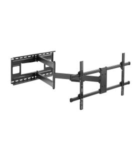 AISENS Soporte Pro Giratorio, Inclinable Y Nivelable Para Monitor tv 50kg De 43-80, Negro