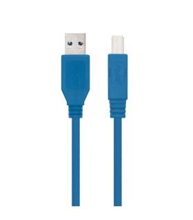 Nanocable 10.01.0802-BL cable USB USB 3.2 Gen 1 (3.1 Gen 1) 2 m USB A USB B Azul