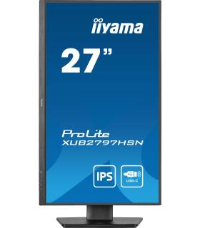 iiyama ProLite XUB2797HSN-B1 pantalla para PC 68,6 cm (27") 1920 x 1080 Pixeles Full HD LED Negro