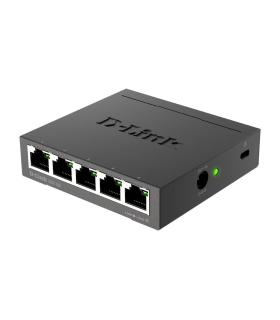 D-Link DGS-105 No administrado L2 Gigabit Ethernet (10 100 1000) Negro