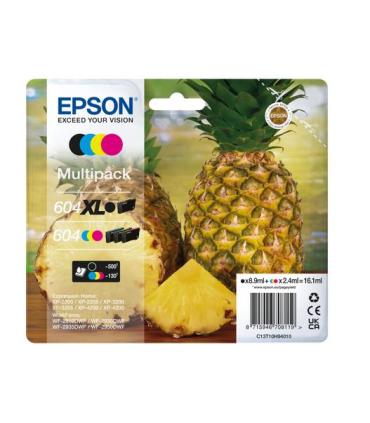 Epson 604XL cartucho de tinta 4 pieza(s) Original Alto rendimiento (XL) Negro, Cian, Magenta, Amarillo