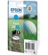 Epson Golf ball Singlepack Cyan 34XL DURABrite Ultra Ink