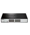 D-Link DGS-1016D/E switch No administrado Negro, Metálico