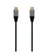 AISENS – USB 3.2 Gen2x2 Aluminum Cable 20Gbps 8K@30Hz 5A 100W E-Mark, Type USB-C M-USB-C M, Grey, 1.5 m