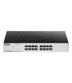 D-Link GO-SW-16G No administrado L2 Gigabit Ethernet (10/100/1000) 1U Negro