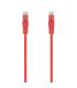 AISENS Cable de Red Latiguillo RJ45 LSZH Cat.6A 500 Mhz UTP AWG24, Rojo, 2.0M