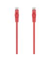 AISENS Cable de Red Latiguillo RJ45 LSZH Cat.6A 500 Mhz UTP AWG24, Rojo, 2.0M