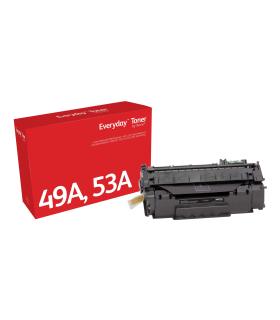 Everyday El tóner ™ Negro de Xerox es compatible con HP 49A 53A (Q5949A  Q7553A), Capacidad estándar