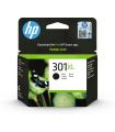 HP Cartucho de tinta original 301XL de alta capacidad negro