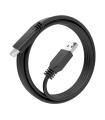 AISENS Cable USB 3.1 Gen2 10Gbps 3A, Tipo USB-C/M-A/M, Negro, 2.0m