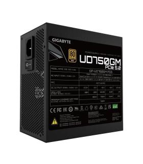 GIGABYTE UD750GM PG5 unidad de fuente de alimentación 750 W 20+4 pin ATX ATX Negro