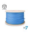 AISENS Cable de Red RJ45 LSZH CPR Dca CAT.7 600 MHZ S/FTP AWG23, Azul, 305 m