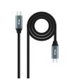 Nanocable 10.01.4303 cable USB USB 3.2 Gen 2x2 3 m USB C Negro, Gris