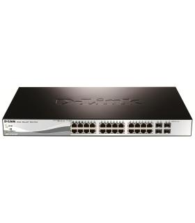 D-Link DGS-1210-28P Gestionado L2 Gigabit Ethernet (10 100 1000) Energía sobre Ethernet (PoE) 1U