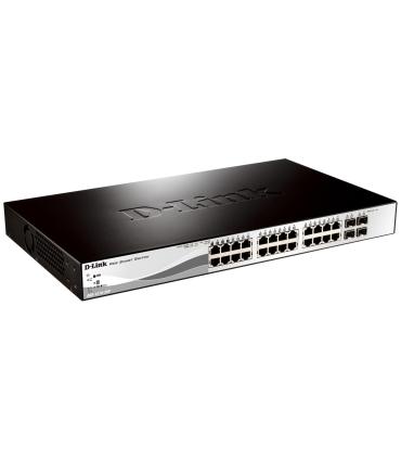 D-Link DGS-1210-28P Gestionado L2 Gigabit Ethernet (10 100 1000) Energía sobre Ethernet (PoE) 1U