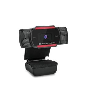 Conceptronic AMDIS 1080P FHD cámara web 1920 x 1080 Pixeles USB 2.0 Negro, Rojo