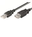 Ewent EC1013 cable USB 3 m USB A Negro