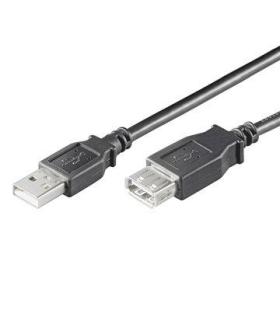 Ewent EC1012 cable USB USB 2.0 1,8 m USB A Negro