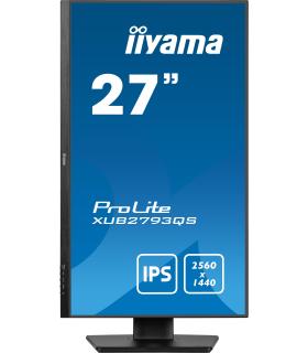 iiyama ProLite XU2793QS-B6 pantalla para PC 68,6 cm (27") 2560 x 1440 Pixeles 2K Ultra HD LED Negro