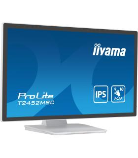 iiyama ProLite pantalla para PC 60,5 cm (23.8") 1920 x 1080 Pixeles Full HD LCD Pantalla táctil Multi-usuario Blanco