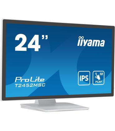 iiyama ProLite pantalla para PC 60,5 cm (23.8") 1920 x 1080 Pixeles Full HD LCD Pantalla táctil Multi-usuario Blanco