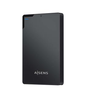 AISENS Caja Externa 2,5″ 9.5mm SATA a USB 3.0 USB3.1 Gen1, Negra