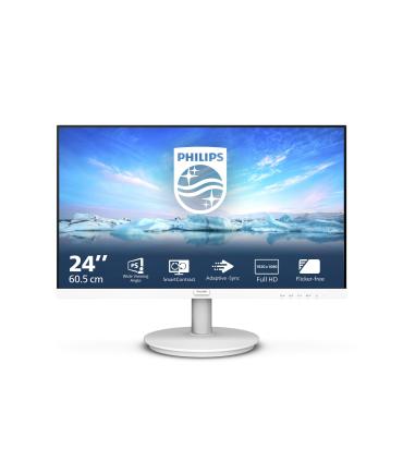 Philips V Line 241V8AW 00 pantalla para PC 60,5 cm (23.8") 1920 x 1080 Pixeles Full HD LCD Blanco