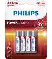 Philips Power Alkaline Batería LR03P4B/10