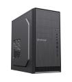 UNYKAch Caja Ordenador AERO C12 Micro ATX Negra, Con dos puertos USB 3.0 y dos puertos USB Type C 2.0