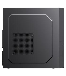 UNYKAch Caja Ordenador AERO C12 Micro ATX Negra, Con dos puertos USB 3.0 y dos puertos USB Type C 2.0