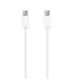 AISENS Cable USB 2.0 3A 60W Apple, tipo USB-C/M-USB-C/M, Blanco, 1.0m