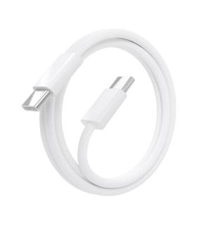 AISENS Cable USB 2.0 3A 60W Apple, tipo USB-C M-USB-C M, Blanco, 1.0m