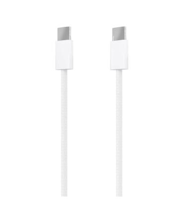 AISENS Cable USB 2.0 3A 60W Apple, tipo USB-C M-USB-C M, Blanco, 2.0m