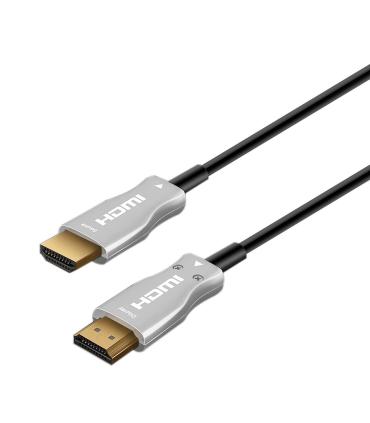 AISENS Cable HDMI V2.0 AOC Premium alta velocidad   HEC 4k@60hz 18Gbps, A M-A M, Negro, 30 m