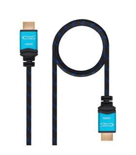 Nanocable Cable HDMI V2.0 4K@60GHz 18 Gbps A M-A M, negro, 0.5 m.