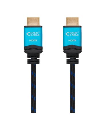 Nanocable Cable HDMI V2.0 4K@60GHz 18 Gbps A M-A M, negro, 0.5 m.