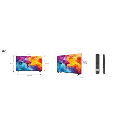 TCL P61 55P61B Televisor 139,7 cm (55") 4K Ultra HD Smart TV Wifi Titanio