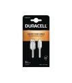 Duracell USB5023W cable USB 2.0 2 m USB A Micro-USB A Blanco