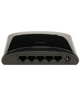 D-Link DES-1005D No administrado Fast Ethernet (10 100) Negro