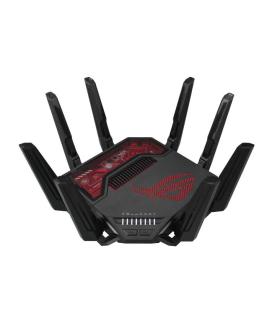 ASUS ROG Rapture GT-BE19000 router inalámbrico Multi-Gigabit Ethernet Tribanda (2.4 GHz   5 GHz   6 GHz) Negro, Rojo