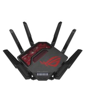 ASUS ROG Rapture GT-BE19000 router inalámbrico Multi-Gigabit Ethernet Tribanda (2.4 GHz   5 GHz   6 GHz) Negro, Rojo