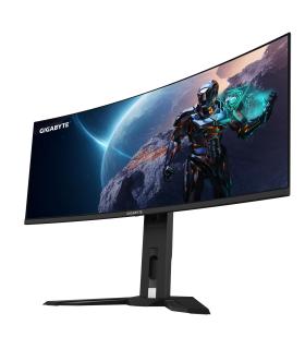 GIGABYTE Monitor de juegos curvo OLED WQHD MO34WQC de 34" - 3440 x 1440, 175Hz, 0.03ms, KVM, 250 cd m², FreeSync Premium Pro,