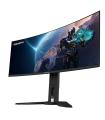 GIGABYTE Monitor de juegos curvo OLED WQHD MO34WQC de 34" - 3440 x 1440, 175Hz, 0.03ms, KVM, 250 cd/m², FreeSync Premium Pro,