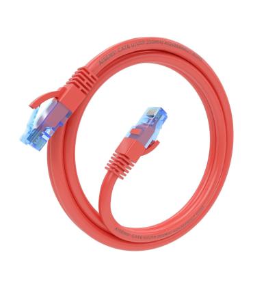 AISENS Cable De Red Latiguillo RJ45 Cat.6 UTP AWG26 CCA, Rojo, 1.5 m