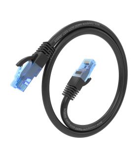 AISENS Cable De Red Latiguillo RJ45 Cat.6 UTP AWG26 CCA, Negro, 30 cm