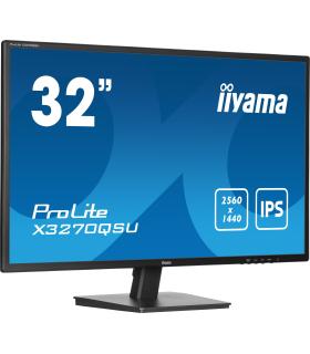 iiyama ProLite X3270QSU-B1 pantalla para PC 81,3 cm (32") 2560 x 1440 Pixeles Wide Quad HD LED Negro