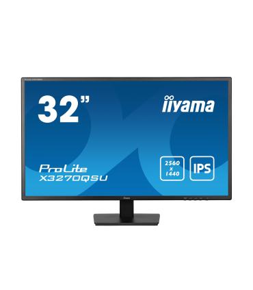 iiyama ProLite X3270QSU-B1 pantalla para PC 81,3 cm (32") 2560 x 1440 Pixeles Wide Quad HD LED Negro