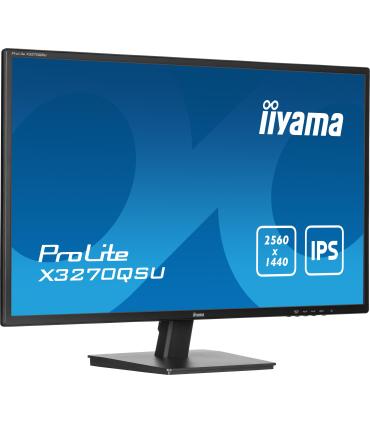 iiyama ProLite X3270QSU-B1 pantalla para PC 81,3 cm (32") 2560 x 1440 Pixeles Wide Quad HD LED Negro