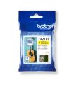 Brother LC-421XLY cartucho de tinta 1 pieza(s) Original Alto rendimiento (XL) Amarillo