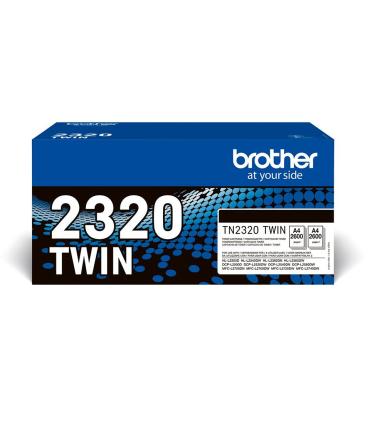 Brother TN-2320TWIN cartucho de tóner 1 pieza(s) Original Negro